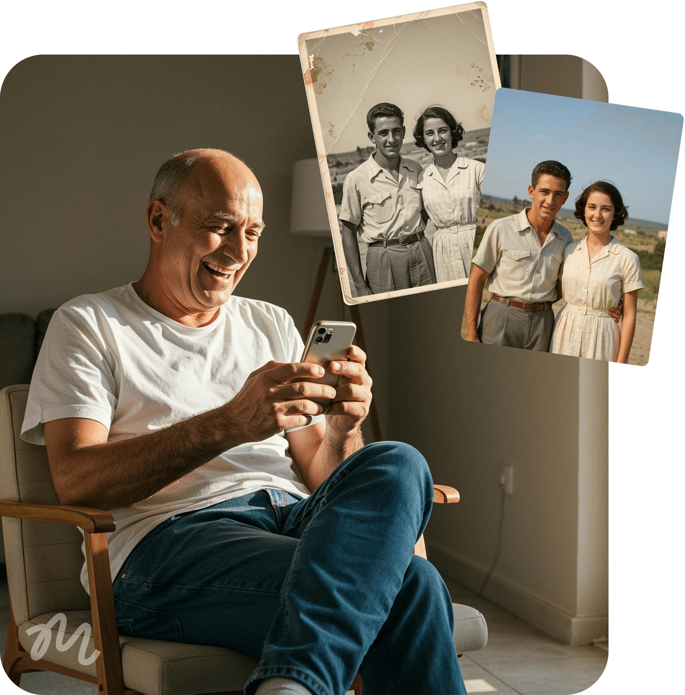 תמונה משוחזרת אחרי עיבוד - מתנה לחתונה